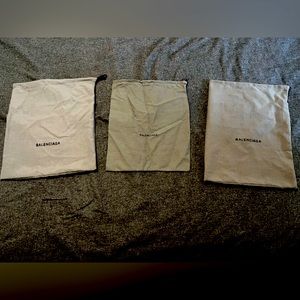 Balenciaga dust bags lot of three